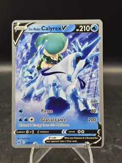Pokemon TCG Ice Rider Calyrex V 045/189 2022 World Championships Ultra Rare NM - Image 1