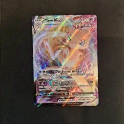 2021 Pokemon Mew 114 / 264 Vmax Fusion Strike Sword Shield SWSH TCG Ultra Rare - Image 1
