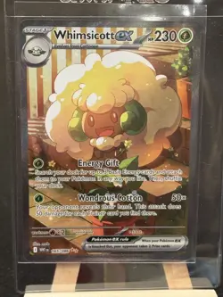 Whimsicott Ex 165/086 Special Illustration Rare Pokemon White Flare English - Image 1