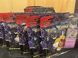 Pokemon TCG Paldean Fates Tech Sticker Collection Display - 12 Blisters 36 Packs - Image 4