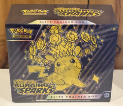 Pokemon TCG Surging Sparks Elite Trainer Box ETB Sealed SHIPS SAME DAY! NEW - Image 1