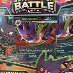 Pokemon TCG Mega Battle Deck Mega Gengar Ex Factory Sealed Brand New Sealed - Image 3