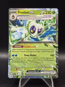 Pokemon TCG Froslass ex 003/182 Paradox Rift Double Rare Holo NM - Image 1