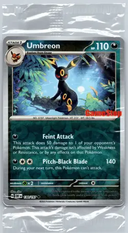 Sealed Umbreon 130/197 GameStop Stamped Promo Obsidian Flames Pokemon Read Desc - Image 1