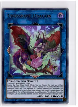 Crossrose Dragon 1st Edition Ultra Rare Duel Overload DUOV-EN015 LP - Image 1