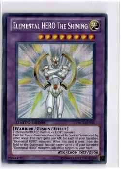 Elemental HERO The Shining Limited Secret Rare 2012 Premium Collection Tin LP - Image 1