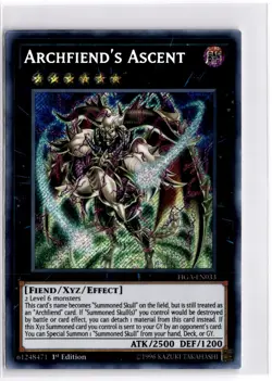 Archfiend's Ascent 1st Edition Secret Rare Fists of the Gadgets FIGA-EN033 LP - Image 1