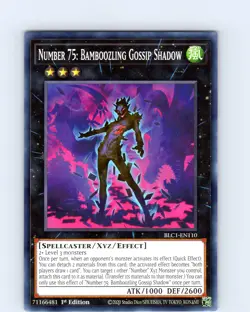 Yu-Gi-Oh Number 75: Bamboozling Gossip Shadow BLC1-EN110 1st Edition Common NM - Image 1