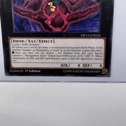 1x Number C43: High Manipulator of Chaos - MP15-EN026 - Rare - 1st Edition Light - Image 2