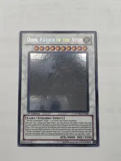 Odin, Father of the Aesir (Ghost Rare) STOR-EN040 Storm of Ragnarok 1st Edition - Image 1