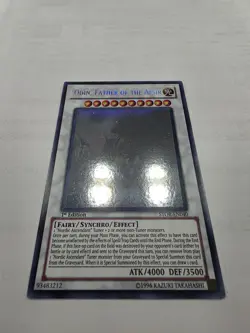 Odin, Father of the Aesir (Ghost Rare) STOR-EN040 Storm of Ragnarok 1st Edition - Image 3