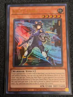 Yugioh - K9-17 Izuna JUSH-EN031 Ultra Rare 1st Edition Near Mint IN HAND - Image 1