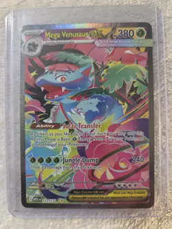 Mega Venusaur EX SIR 177/132 Mega Evolution English Pokemon TCG Near Mint Card - Image 1