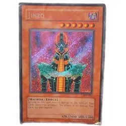 Yu-Gi-Oh Card TCG Jinzo BPT-011 Secret Rare Holo Unlimited Edition HP - Image 1