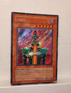 Yu-Gi-Oh Card TCG Jinzo BPT-011 Secret Rare Holo Unlimited Edition HP - Image 3
