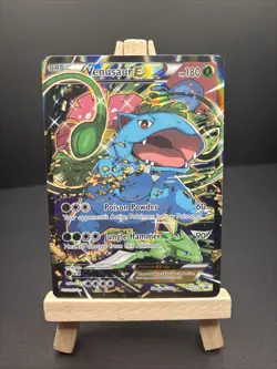 Venusaur EX XY123 XY Black Star Promo Holo Pokemon Card - Light Played - Image 1