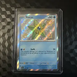 Pokemon Card Staryu 118/091 Shiny Paldean Fates Near Mint - Image 1