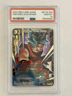 Dragon Ball Super Card Game SSB Son Goku, Evo DFNDR Dawn of the Z-Legends PSA10 - Image 1