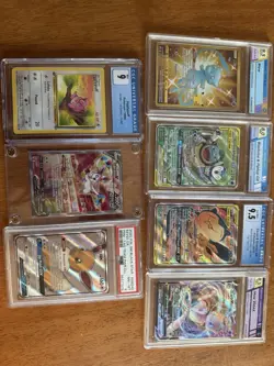 Pokemon Card Lot With Graded Cards (192 Total) binder included - Image 1