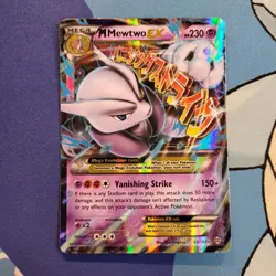 Pokemon TCG M Mewtwo EX 63/162 Ultra Rare Holo Card XY Breakthrough - Image 1