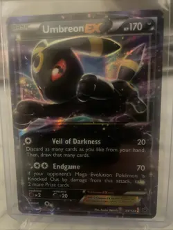 Pokemon Umbreon EX TCG Holo Card 55/124 NM Ultra Rare, Fates Collide - Image 1