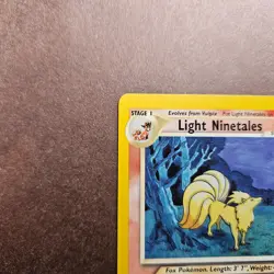 Light Ninetales 50/105 Pokemon Neo Destiny Card - NM - Image 2