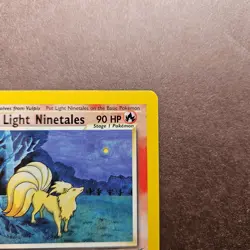 Light Ninetales 50/105 Pokemon Neo Destiny Card - NM - Image 3
