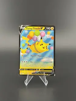 Pokemon TCG Flying Pikachu v Holo Ultra Rare Card 006/025 Celebrations - Image 1