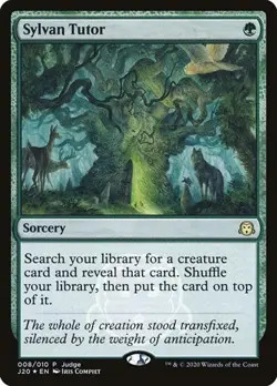 Sylvan Tutor - Foil Promo Judge Gift Cards NM MTG - Image 1