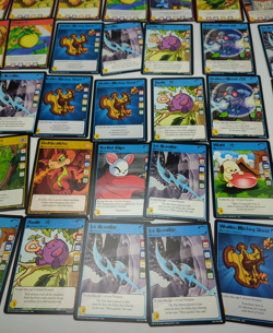 Neopets Lot of 125 Trading Cards from 2003 - 2004 Commons, Foil / Holo - Image 5