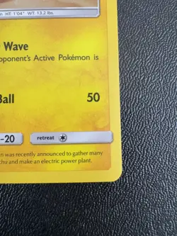 Pikachu SM81 Sun & Moon Black Star Promo Holo Pokemon Card - Image 3