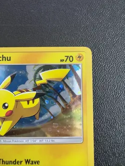 Pikachu SM81 Sun & Moon Black Star Promo Holo Pokemon Card - Image 5