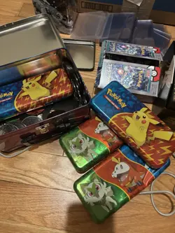 Pokemon Card Lot!!! And TINS!!! - Image 5