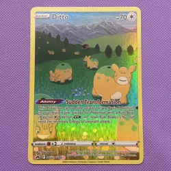 Pokemon TCG Ditto Crown Zenith Galarian Gallery - Ultra Rare Card GG22/GG70 LP - Image 1