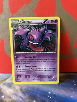 Pokemon Gengar Holo Rare TCG Card 60/162 XY Breakthrough - Image 1
