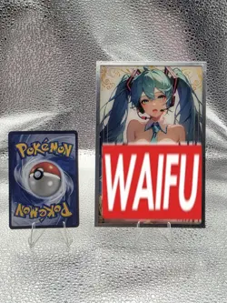 A6 Size Siwen Wave 2 Hatsune Miku XXX Nude Anime Waifu Hentai Manga Card - Image 1