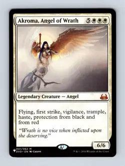 Akroma, Angel of Wrath The List Reprints Non-Foil MTG NM - Image 1