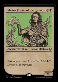 Jaheira, Friend of the Forest (Showcase) 409 Foil R Commander Legends: Battle fo - Image 1