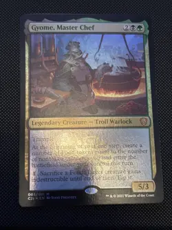 Magic The Gathering, Gyome, Master Chef. Commander 2021, Foil MT/NM - Image 1
