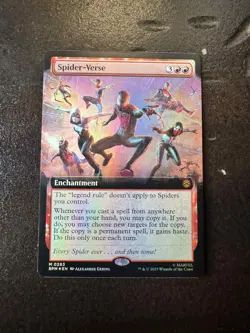 Spider-Verse Marvel's Spider-Man Extended Art Foil Mythic Rare - Image 1