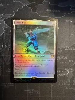 1x Excalibur II, Foil, Final Fantasy, Magic MTG NM - Image 1