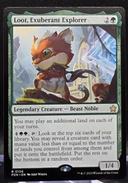 Loot, Exuberant Explorer #106 Foundations Regular Rare - Image 1