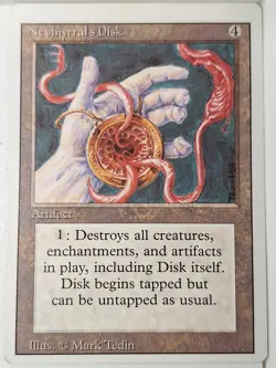 Nevinyrral's Disk - Revised Edition Core Set - Magic the Gathering MTG Nice! - Image 1