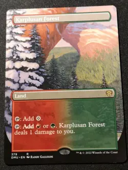 Karplusan Forest - Borderless - DMU - MTG - EN - NM - 379 - Image 1