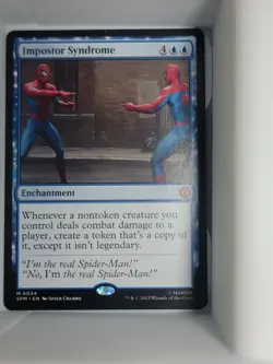 Impostor Syndrome MTG Marvel Spiderman Regular Mythic Rare (0034) - Image 1