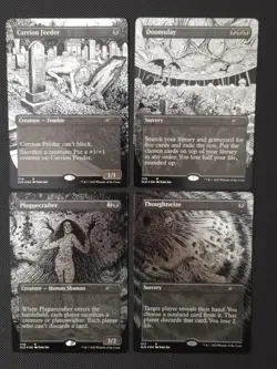 Special Guest: Junji Ito MTG Secret Lair Foil Etched Set Of 4 ENGLISH NM/LP - Image 1