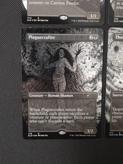 Special Guest: Junji Ito MTG Secret Lair Foil Etched Set Of 4 ENGLISH NM/LP - Image 4