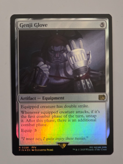 Genji Glove R0258 Foil Final Fantasy Magic the Gathering NM Never Played - Image 1