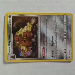 Alolan Dugtrio 87/149 Holo Rare 2017 Pokemon Card - Image 3