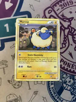 Pokemon TCG Mareep HeartGold SoulSilver 73/123 Regular - Image 3